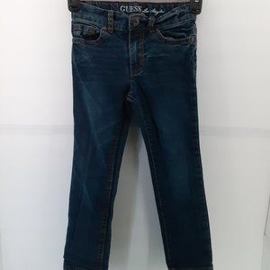 GUESS Youth Girls Daredevil Skinny Leg Jeans | Size 6 | Dark Blue‎